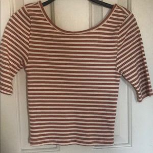 Striped crop top